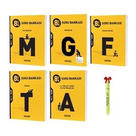 LGS 8. Sınıf Matematik Geometri Fen Bilimleri Türkçe ve İnkılap Soru Bankası