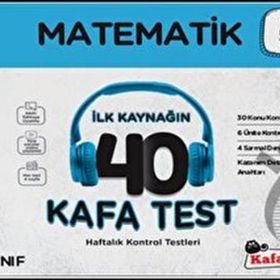 LGS 8.Sınıf Matematik İlk Kaynağın 40 Kafa Test Kafadengi Yayınları
