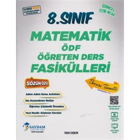 LGS 8. Sınıf Matematik ÖDF Öğreten Ders Fasikülleri - Saydam Yayınları