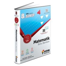 LGS 8. Sınıf Matematik Üç Adım Soru Bankası - Aydın Yayınları