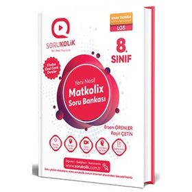 LGS 8. Sınıf Matkolix Soru Bankası-Sorukolik Yayınları