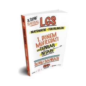 LGS 8. Sınıf Sayısal 1. Dönem Soru Bankası Benim Hocam Yayınları