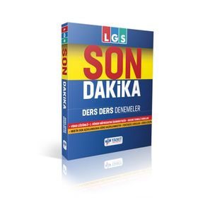 LGS 8. Sınıf Son Dakika Ders Ders Denemeler Yanıt Yayınları