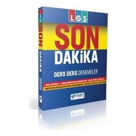 LGS 8. Sınıf Son Dakika Ders Ders Denemeler Yanıt Yayınları