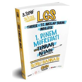 Lgs 8. Sınıf Sözel 1. Dönem Soru Bankası Benim Hocam Yayınları