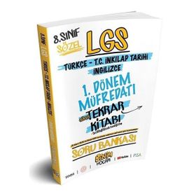 Lgs 8. Sınıf Sözel 1. Dönem Soru Bankası Benim Hocam Yayınları