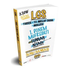 Lgs 8. Sınıf Sözel 1. Dönem Soru Bankası Benim Hocam Yayınları
