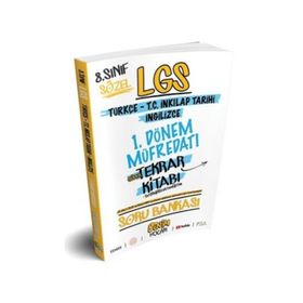 Lgs 8. Sınıf Sözel 1. Dönem Soru Bankası Benim Hocam Yayınları