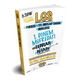 Lgs 8. Sınıf Sözel 1. Dönem Soru Bankası Benim Hocam Yayınları