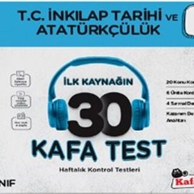 Lgs 8. Sınıf T.c İnkılap Tarihi Ve Atatürkçülük İlk Kaynağın 30 Kafa Test-Kafa Dengi Yayınları