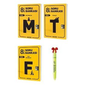 LGS 8. Sınıf Temel Matematik Fen Bilimleri ve Türkçe Soru Bankası