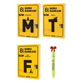 LGS 8. Sınıf Temel Matematik Fen Bilimleri ve Türkçe Soru Bankası