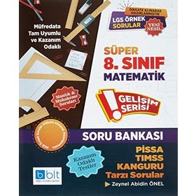 LGS 8. Sınıf Temel Matematik ve Hiper Matematik Soru Bankası