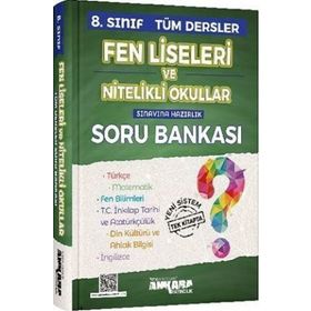 LGS 8. Sınıf Tüm Dersler Fen Liseleri Ve Nitelikli Okullar Soru Bankası Ankara Yayıncılık