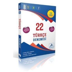 LGS 8. Sınıf Türkçe 22 Denemesi Paraf Yayınları