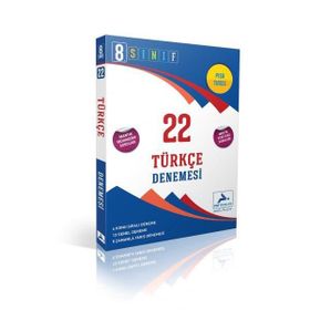 LGS 8. Sınıf Türkçe 22 Denemesi Paraf Yayınları