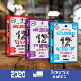 LGS 8. Sınıf Türkçe Matematik Fen Bilimleri Güçlendiren 3'lü Set Ankara Yayıncılık