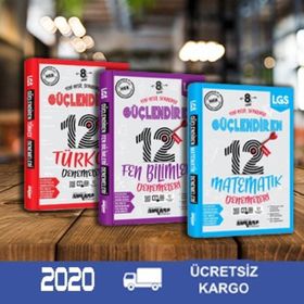 LGS 8. Sınıf Türkçe Matematik Fen Bilimleri Güçlendiren 3'lü Set Ankara Yayıncılık