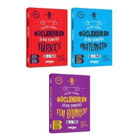 LGS 8. Sınıf Türkçe Matematik Fen Bilimleri Güçlendiren 3'lü Set Ankara Yayıncılık