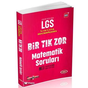 LGS Bir Tık Zor Matematik Soruları Data Yayınları