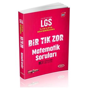 LGS Bir Tık Zor Matematik Soruları Data Yayınları