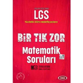 LGS Bir Tık Zor Matematik Soruları Data Yayınları