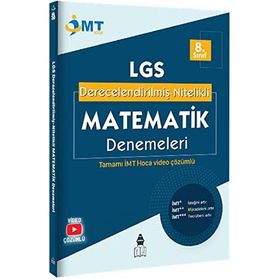 LGS Derecelendirilmiş Nitelikli Matematik Denemeleri - IMT Hoca Yayınevi