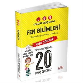 LGS Fen Bilimleri 20 Deneme Sınavı - Editör Yayınları