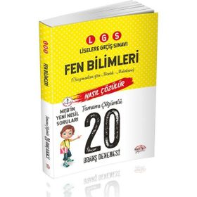 LGS Fen Bilimleri 20 Deneme Sınavı - Editör Yayınları