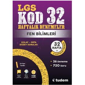 Lgs Fen Bilimleri Kod 32 Haftalık Denemeler - Tudem Yayınları