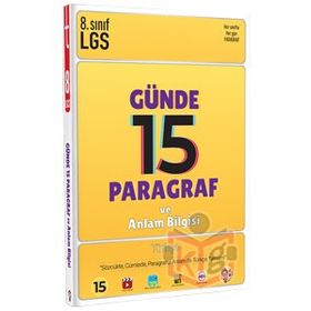 LGS Günde 15 Paragraf ve Anlam Bilgisi - Tonguç Yayınları