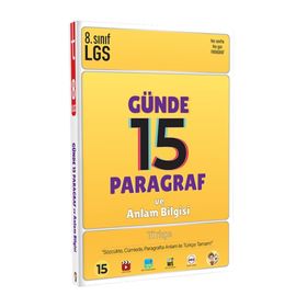 LGS Günde 15 Paragraf ve Anlam Bilgisi - Tonguç Yayınları