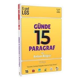 LGS Günde 15 Paragraf ve Anlam Bilgisi - Tonguç Yayınları