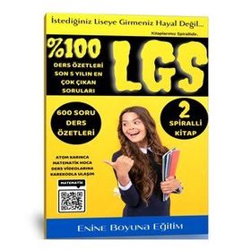LGS Hazırlık Seti 2 Spiralli Kitap Enine Boyuna Eğitim