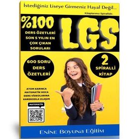 LGS Hazırlık Seti 2 Spiralli Kitap Enine Boyuna Eğitim