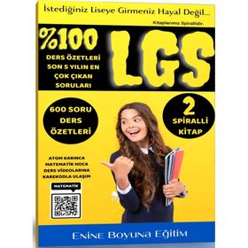 LGS Hazırlık Seti 2 Spiralli Kitap Enine Boyuna Eğitim