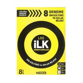 LGS İlk Dönem Din Kültürü 8 Deneme Sınavı - Hız Yayınları