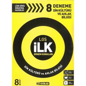 LGS İlk Dönem Din Kültürü 8 Deneme Sınavı - Hız Yayınları