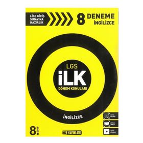 Lgs İlk Dönem İngilizce 8 Deneme Sınavı - Hız Yayınları
