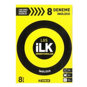 Lgs İlk Dönem İngilizce 8 Deneme Sınavı - Hız Yayınları