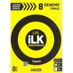 Lgs İlk Dönem Konuları Türkçe Deneme Sınavı - Hız Yayınları