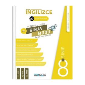 LGS İngilizce 20 Branş Denemesi Pruva Akademi