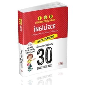 LGS İngilizce Çözümlü 30 Branş Denemesi Editör Yayınları