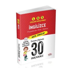 LGS İngilizce Çözümlü 30 Branş Denemesi Editör Yayınları