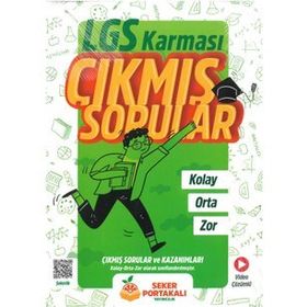 LGS Karması Çıkmış Sorular - Şeker Portakalı Yayınları