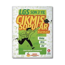 LGS Karması Çıkmış Sorular - Şeker Portakalı Yayınları
