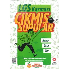 LGS Karması Çıkmış Sorular - Şeker Portakalı Yayınları