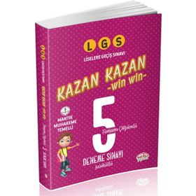 LGS Kazan Kazan Tamamı Çözümlü 5 Deneme Sınavı Data Yayınları