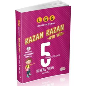 LGS Kazan Kazan Tamamı Çözümlü 5 Deneme Sınavı Editör Yayınları
