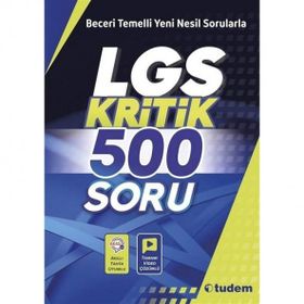 Lgs Kritik 500 Soru Tudem Eğitim